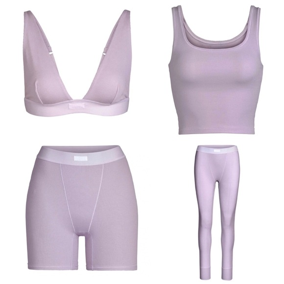 Skims Cotton Rib set - Iris Mica
